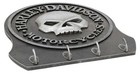 Harley-davidson Sculpted 3d Willie G Skull Key Rack  Textured Finish Hdl-15313