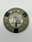 Silver Palace Casino Las Vegas Nevada  1 Poker Chip Grey black 1964