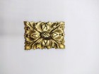 4antique French Ormolu Brass Plated Furniture Pediment mount Hardware Decoration