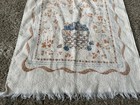 Vintage Terrycloth Fringed Kitchen Hand Dish Towel Floral Basket
