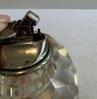 Heavy Crystal Glass Gas Automatic Table Lighter