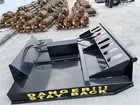 Agt 72   Skid Steer Brush Cutter Mower Heavy Duty 2 Blades Brush Hog Attachments