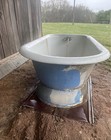 Vintage Cast Iron Pedestal Tub