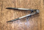 Vintage Monument Brand 7    Wing Dividers Calipers Engineer Leatherwork Old Tools