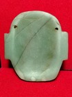 Pre-columbian Olmec Mask Beautiful Green Stone Aztec Maya Chontal 