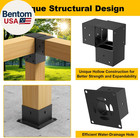 8pcs 4x4 Post Bracket  4x4 Brackets For Pergola Kit  Deer Stand  Outdoor Platfor
