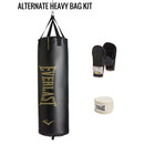 Everlast Dual Station Heavy Bag Stand With 100-lb  Kit And Speedbag Value Bundle