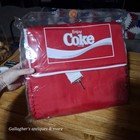 Vintage Nos Enjoy Coke Cooler Red Nylon Coca-cola Advertisting Large Bag