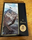 New Us Army Military Memory Keepsake Funeral  Book   Guest Book Patriotic
