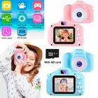 Kids Camera For Boys Girls  1080p Hd 2  Lcd With 32gb Tf Card  Built-in Games