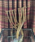 Brass Menorah Chanukah Judiasm Judaica Hanukkah