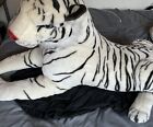 Melissa   Doug Giant Lifelike Stuffed Animals  Siberian White Tiger