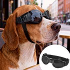 Foldable Dog Goggles Pet Sunglasses Eye Wear Uv Protection Dog Windproof Black