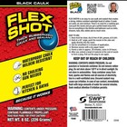 Flex Shot  Flexible Rubber Silicone Sealant  Waterproof Caulk  Uv Resistant     