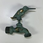 Cracker Barrel Brass Humming Bird Handle Garden Spigot Faucet Cottage Whimsy