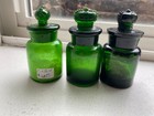 Set Of 3 The Crown Perfumery Company London W correct Stoppers Color Run