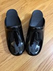 Dansko Women s 38 Black Patient Leather Nursing Slip On Mule Clogs Occupational
