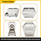 110v 1ph Gas Type Automatic Coffee Bean Roaster Nut Roasting Machine 16 5lbs