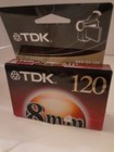 Tdk 120mp 8mm 120 Minute Premium Camcorder Video Tapes New   Sealed