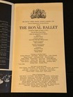 The Royal Ballet Metropolitan Opera House Vtg Brochure