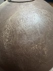 Antique Indo-persian Milan Khud Helmet W  Etched Motifs   Nasal Guard