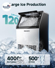 Commercial Ice Maker Machine 120lbs 24h Stainless Steel Under Counter Ice Machin
