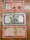 Lot Of 3 Nepal Paper Currency Bank Notes  Mount Everest - Combined Shipping Ok