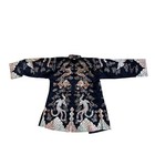 Antique vintage Metallic Dragon Embroidered Silk Jacket Size M