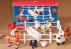 Vintage Eu Exclusive Fisher-price Little People  117 Play Family Animal Farm Set