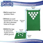 Swing Sports Golf Pong Game - Indoor Or Outdoor Portable Golf Pong Chipping Game