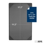 5 Pack Restaurant Menu Covers 11x17 Vinyl Leather Single Sided Holder Sleeves