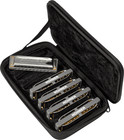 Hohner Rocket 5-pack Diatonic Harmonica Set With C-7 Case  Keys Of C G A D Bb