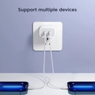 For Iphone 15 16 Pro Max Plus 40w Dual Usb-c Fast Charger Block Pd Type-c Cable