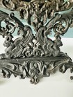 Antique Victorian Cast Iron Standing Swivel Vanity Mirror - Rare Beauty 