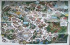 1993 Six Flags Over Mid-america Vintage Theme Park Souvenir Map Eureka Missouri