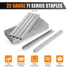 22 Gauge 71 Series 3 8-inch Crown 3 8-inch Leg Length Upholstery Staples Galv   