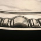 Vintage Unmarked Sterling Silver Oval Serving Tray