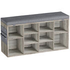 Shoe Storage Cubby Organizer For Entryway With Foam Pad Seating Cushion