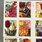 Mint Us Botanical Art 5 Booklets Of 20 Forever Stamps Scott  5042-5051  mnh 
