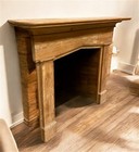 Antique Fireplace Mantel Surround   66x50   Architectural Salvage Rustic  A205