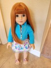 Ooak Custom American Girl Doll 18-inch Red Hair Freckles Bangs