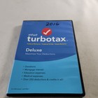 Intuit Turbotax Deluxe 2016 Cd Federal   State E-file Tax Preparation Software