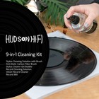 Vinyl Record Cleaning Kit 9-in-1     Anti-static Cleaner  Velvet   Carbon Fiber Br