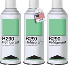 R290 Refrigerant 3-pack - 8oz Upright Charging Self Sealing Can - Can Stand U   