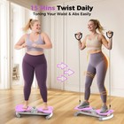 Waist Twist Board Balance Board Core Workout Fitness Twister Exercise Purple