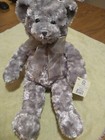 Princess Soft Toys Gray silver Teddy Bear   Floppy Plush Stuffed