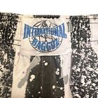 Vintage International Baggyz Parachute Pants Medium Purple Weightlifting Gym 80s