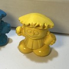 Vtg 1978 Hawaiian Punch Mascots Plastic Toy Figurines Rjr Foods Pink Orange