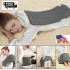 Electric Heating Pad For Back Pain   Cramps Relief 12 x24 6 Level Auto Shut Off