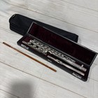 Yamaha 925 Silver Flute W hard   Soft Carry Cases model 481 pre-owned as-is